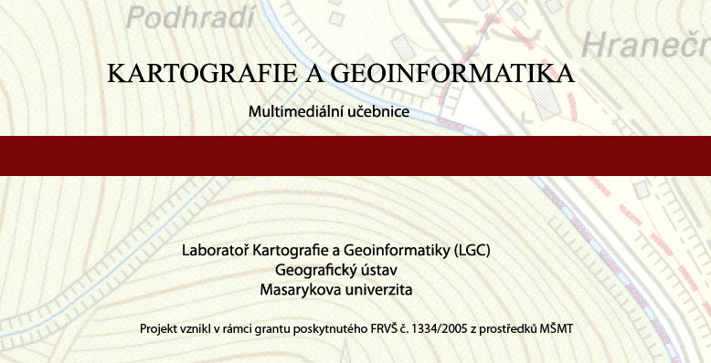 Úvodní obrázek učebnice Kartografie a Geoinformatika